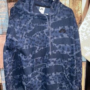 Nike SB Blue Patterned Hoodie